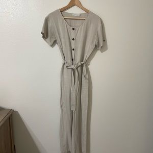 Roolee Cream Jumpsuit